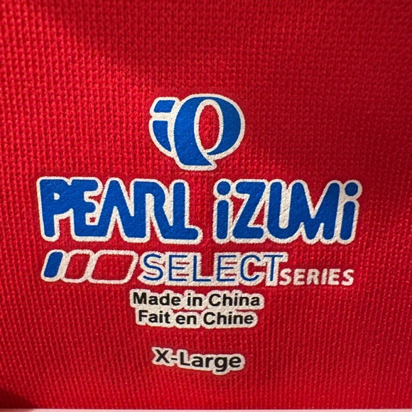 New Men’s Pearl Izumi Select XL Red/Black Short Sleeve Cycling Jersey Full - Picture 3 of 9